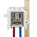 Oatey&reg; White 3-63/100 x 7-49/50 x 8-23/50 in. Lavatory Quarter-Turn Fire Rated Supply Box 