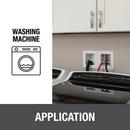 Oatey&reg; White 3-63/100 x 13-24/25 x 8-23/50 in. Washing Machine Quarter-Turn Fire Rated Supply Box 