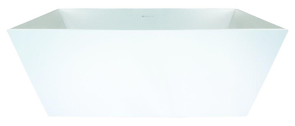 Hydro Systems White 60 x 32 in. Freestanding Bathtub with Center Drain 
