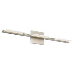 18W 3-Light Vanity Fixture in Satin Nickel