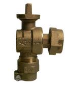 1 x 3/4 x 3/4 in. CTS Compression x Meter Angle Ball Valve