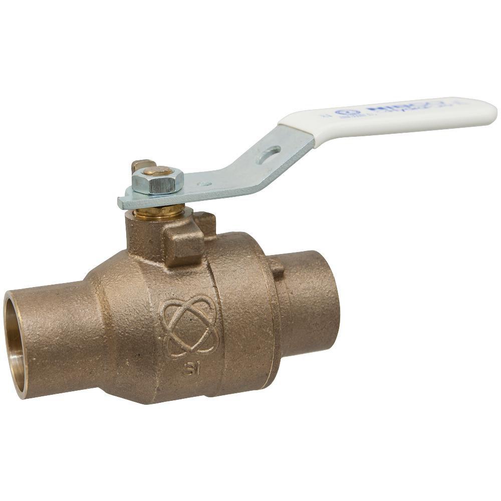 NIBCO Silicon Bronze Full Port Female Solder 600# Ball Valve 