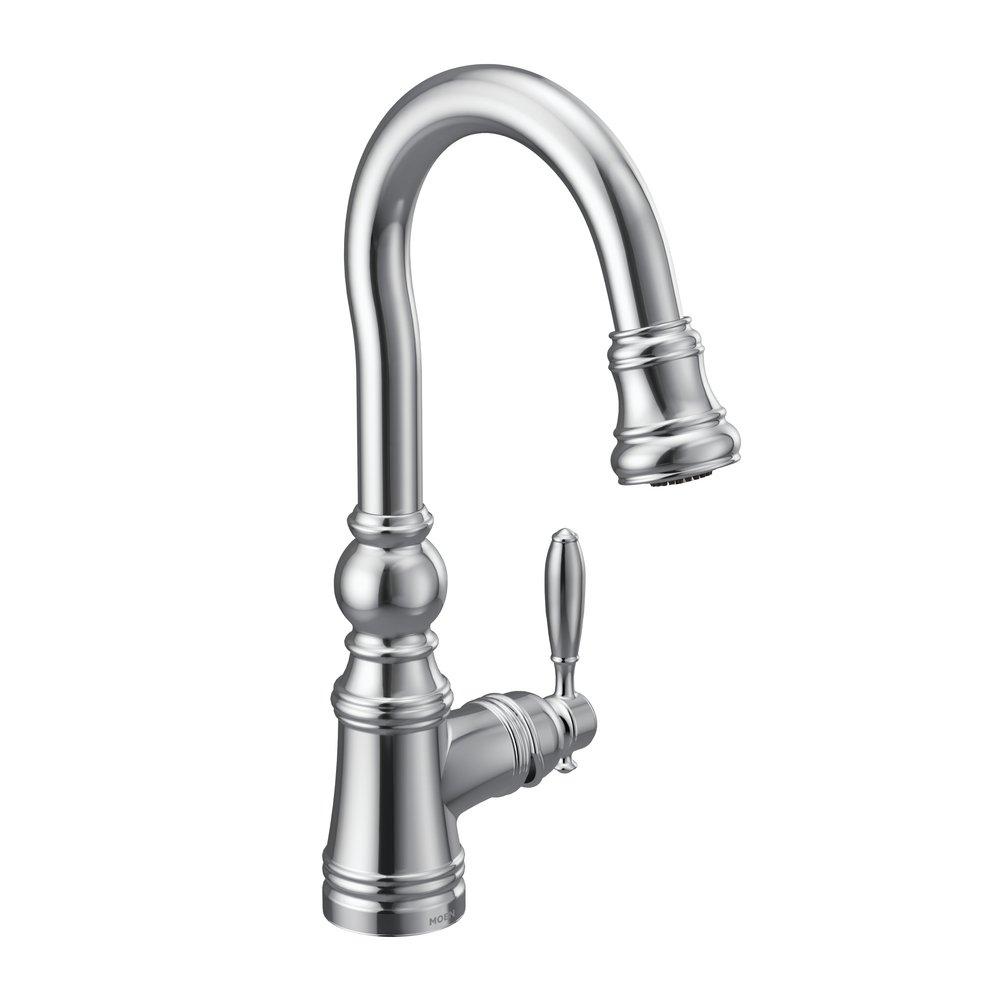 Moen Chrome Single Handle Lever Bar Faucet 