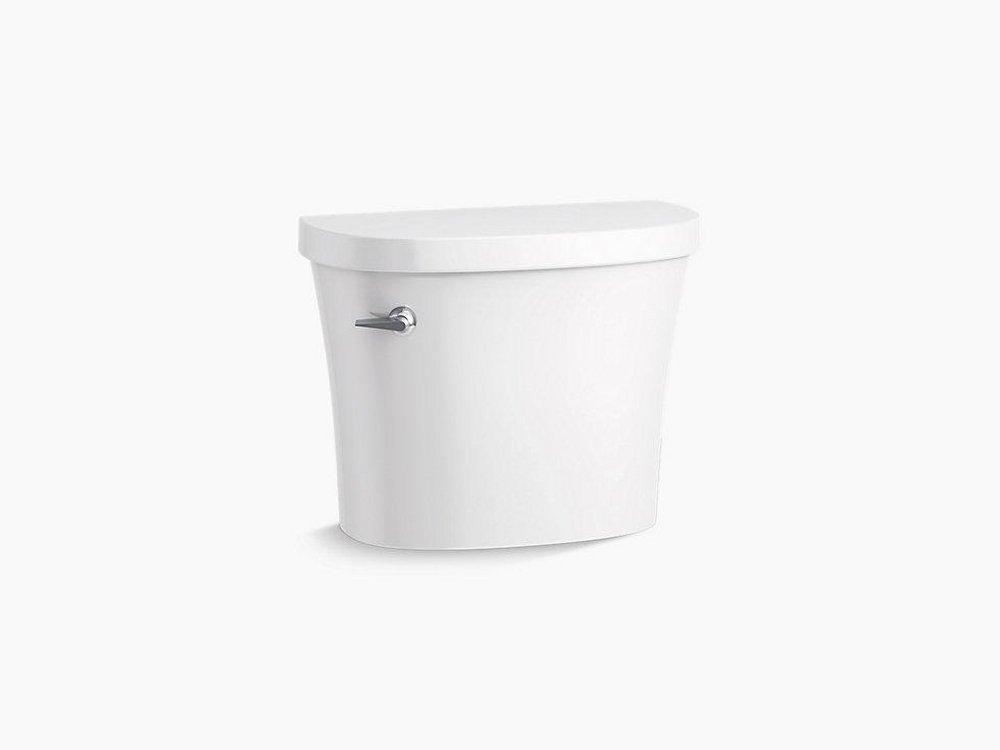 KOHLER White 1.28 gpf Tank Toilet 
