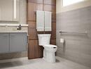 KOHLER White 1.28 gpf Elongated Floor Mount Two Piece Toilet 