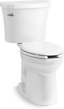 1.28 gpf Elongated Floor Mount Two Piece Toilet in White