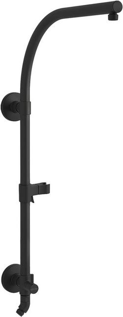 27-1/2 in. Shower Rail in Matte Black