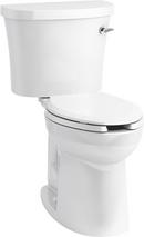 Kingston® 1.28 gpf Two Piece Elongated Chair Height Toilet with Right Hand Lever
