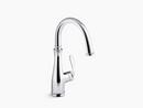 Single Handle Lever Bar Faucet in Polished Chrome