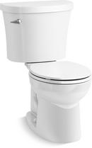 1.28 gpf Round Floor Mount Two Piece Toilet in White