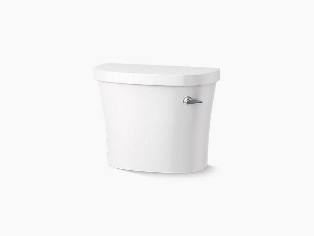 KOHLER White 1.28 gpf Tank Toilet 
