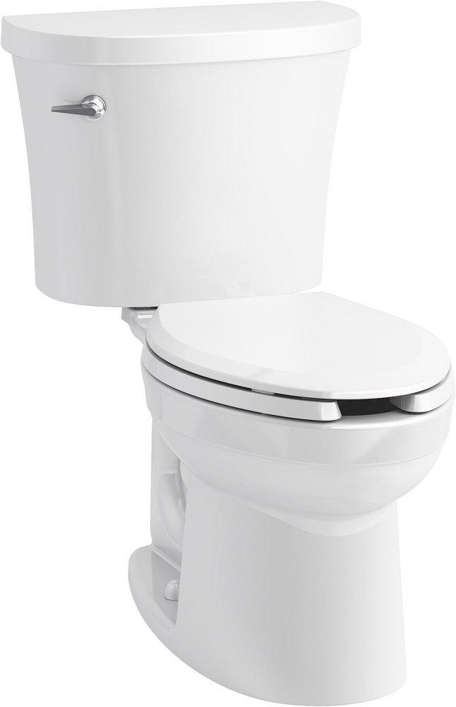 Kingston&reg; 1.28 gpf Two Piece Elongated Toilet with Left Hand Lever 