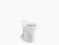 Elongated Floor Mount Toilet Bowl in White