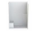 34 x 60 x 80 in. Alcove Shower Unit in White