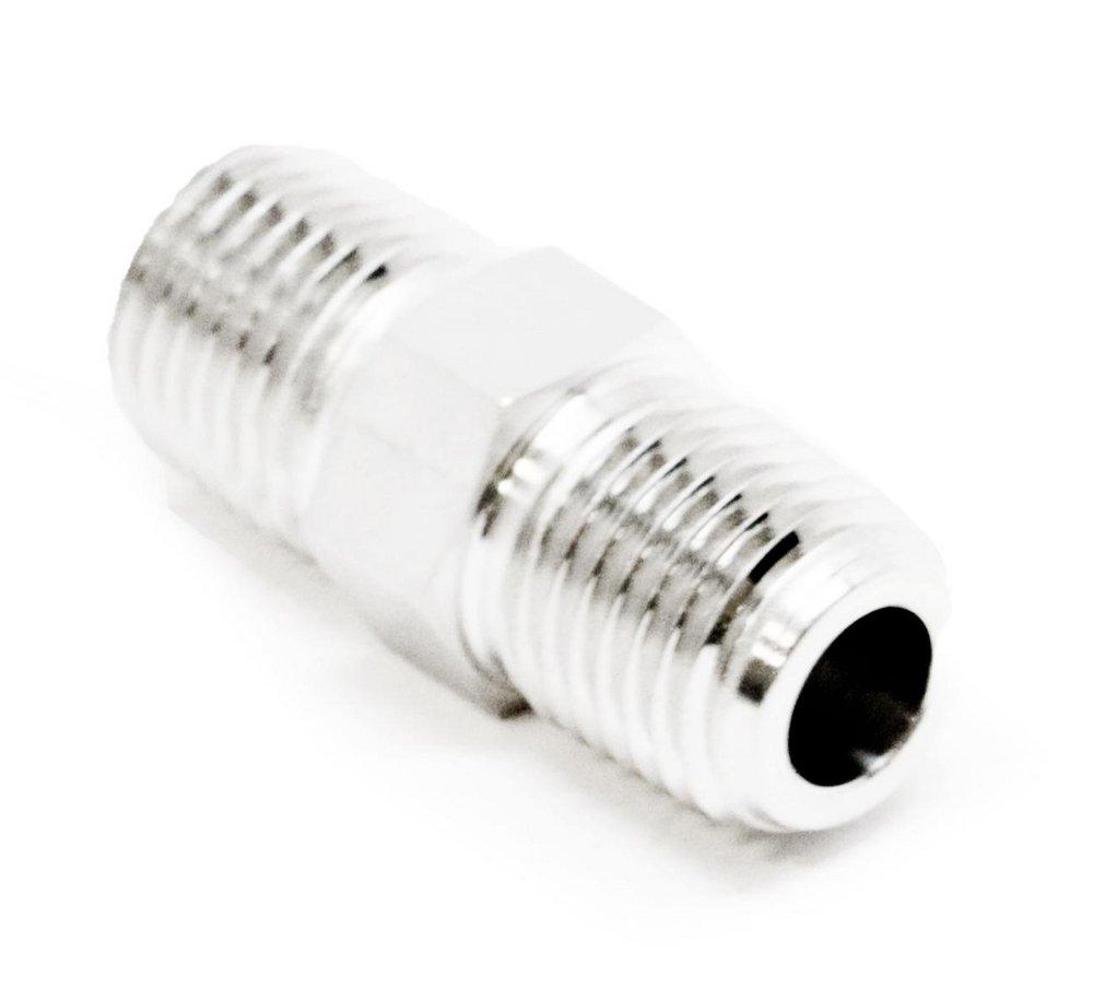 1/8 MNPT SS HEX NIPPLE 