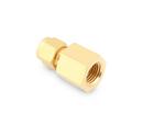 3/8 in. Tube OD x 3/8 in. FPT Brass Female Connector Double Ferrule