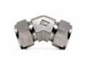 3/8 in. Tube OD 316 Stainless Steel Union 45 Elbow Double Ferrule 