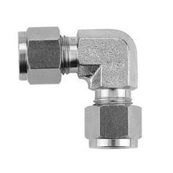 1/8 in. Tube OD 316 Stainless Steel Union 90 Elbow Double Ferrule