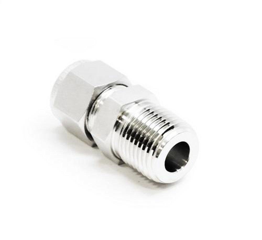1 in. Tube OD x 1/2 in. MPT 316 Stainless Steel Male Connector Double Ferrule 