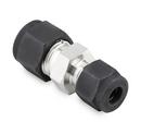 1/2 in. Tube OD x 3/8 in. Tube OD 316 Stainless Steel Reducing Union   Single Ferrule