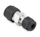 3/8 in. Tube OD x 1/4 in. Tube OD 316 Stainless Steel Reducing Union   Single Ferrule 