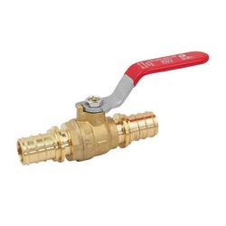 3/4 in. Brass Full Port Barbed 400# Ball Valve