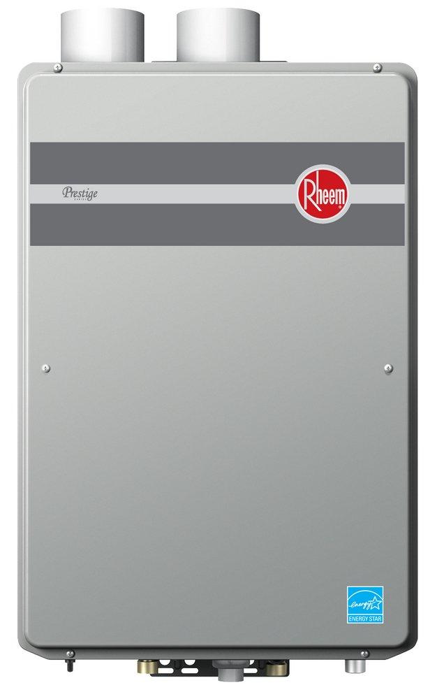 160 MBH Indoor Non-Condensing Natural Gas Tankless Water Heater | Rheem |  Ferguson