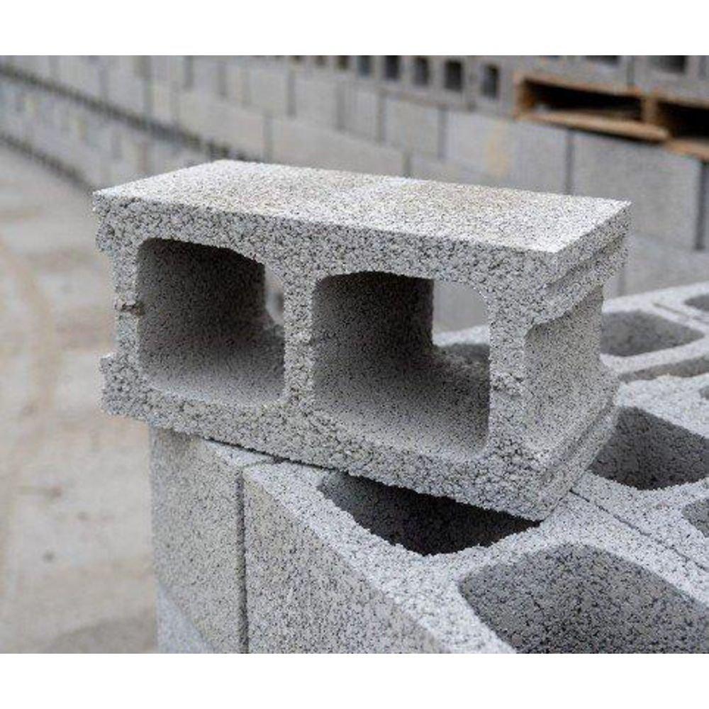 Reuther Material 8 x 18 in. Concrete Block 