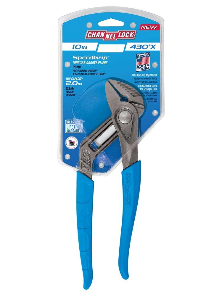 CHANNELLOCK® Polished 2 in. Straight Jaw Tongue and Groove Plier 