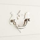 3-1/2 in. Brass Drawer Pull in Polished Nickel