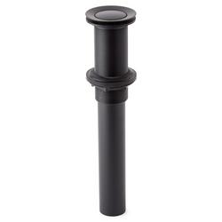 Extended Press Type Pop-up Bathroom Sink Drain in Matte Black