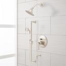 Single Handle Single Function Shower System in Brushed Nickel