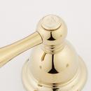 Signature Hardware Polished Brass Two Handle Widespread Bathroom Sink Faucet 