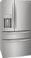 36 in. 21.8 cu. ft. Counter Depth and French Door Refrigerator in Stainless