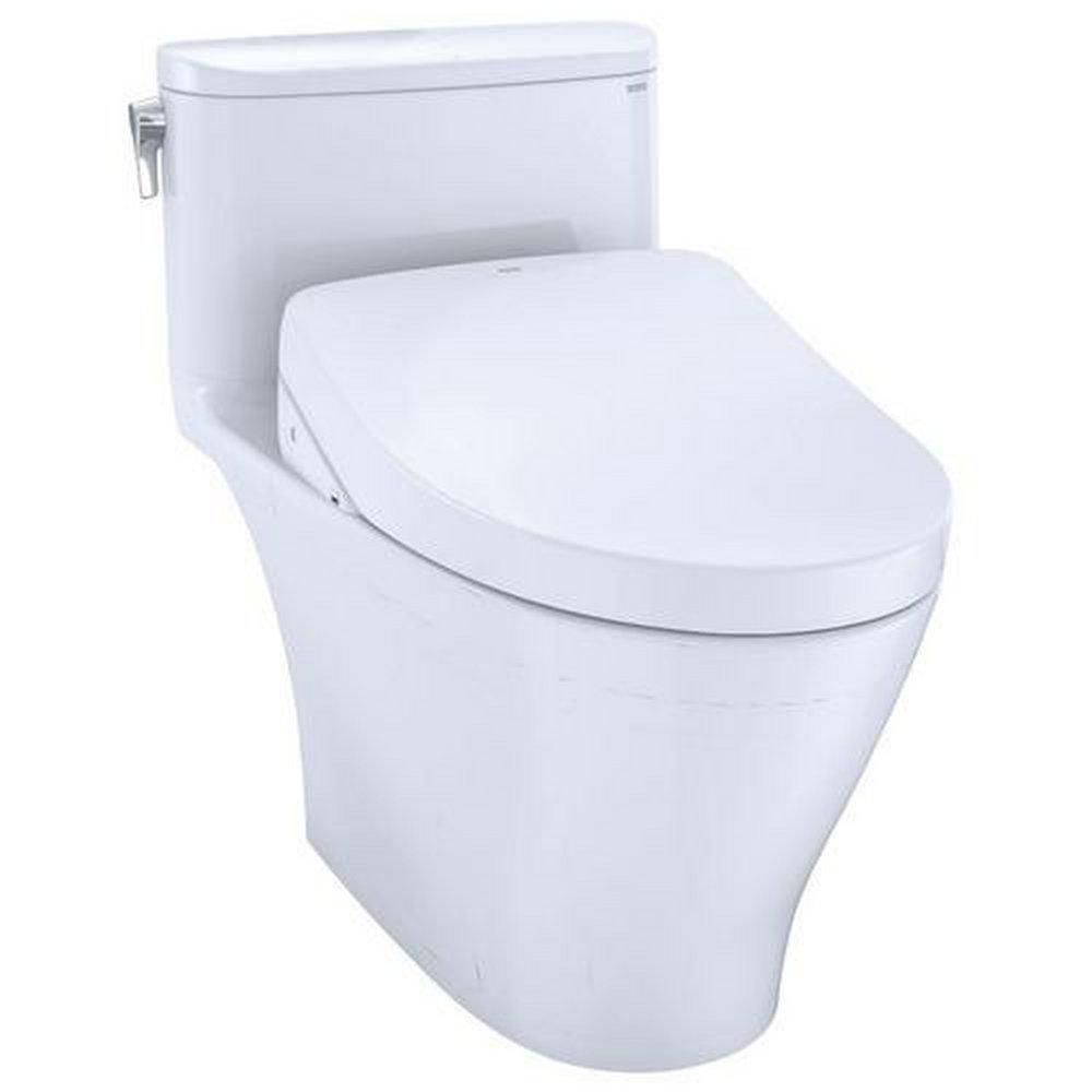 TOTO Cotton 1.28 gpf Elongated One Piece Toilet 