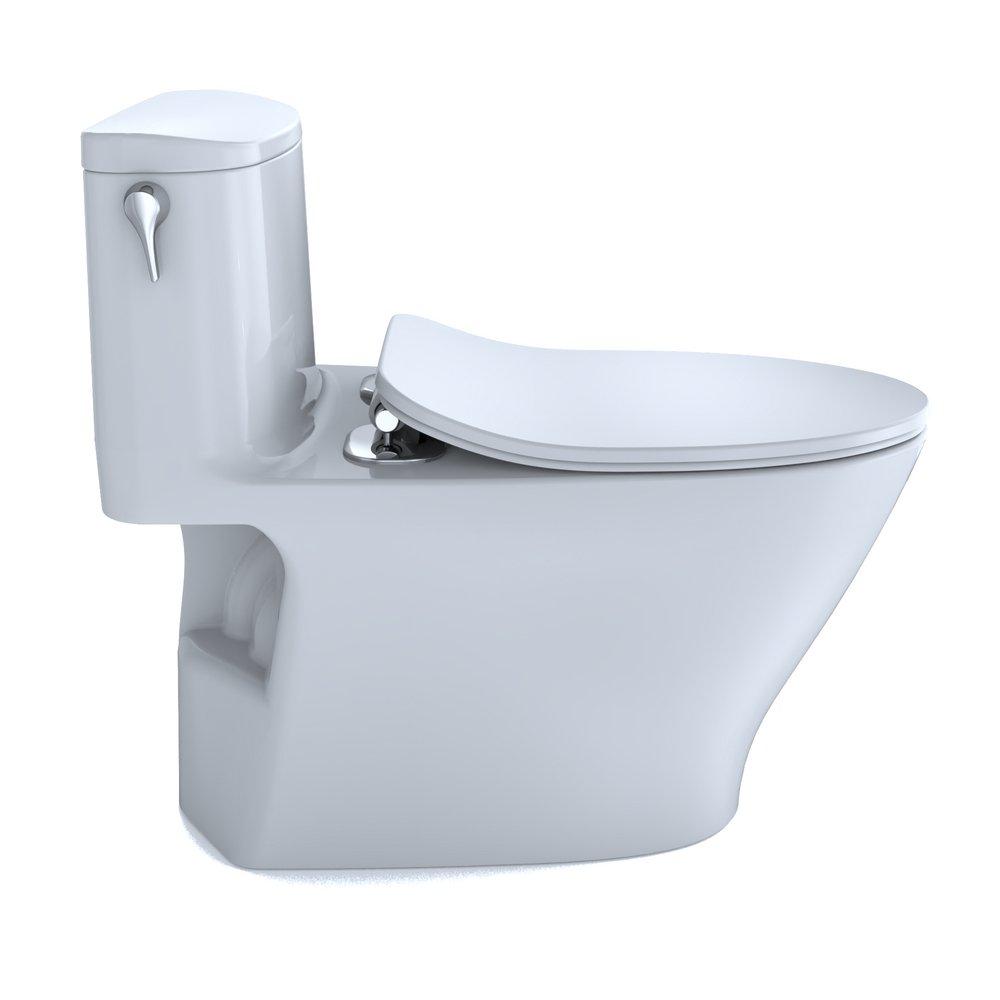 TOTO Cotton 1.28 gpf Elongated One Piece Toilet 