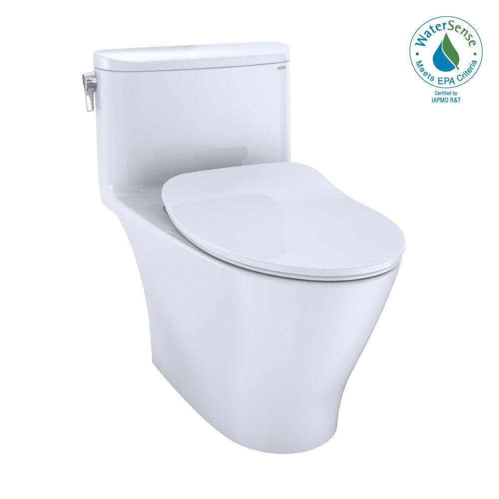 TOTO Cotton 1.28 gpf Elongated One Piece Toilet 
