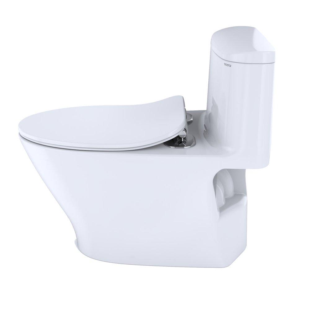 TOTO Cotton 1.0 gpf Elongated One Piece Toilet 