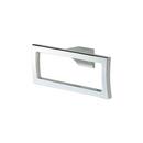 Rectangular Closed Towel Ring in Brushed Nickel 