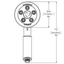 Speakman Matte Black Multi Function Hand Shower 