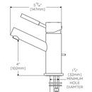 Speakman Matte Black Single Handle Bathroom Sink Faucet Lever Handle 