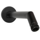 6-47/50 in. Brass and Metal Shower Arm in Matte Black
