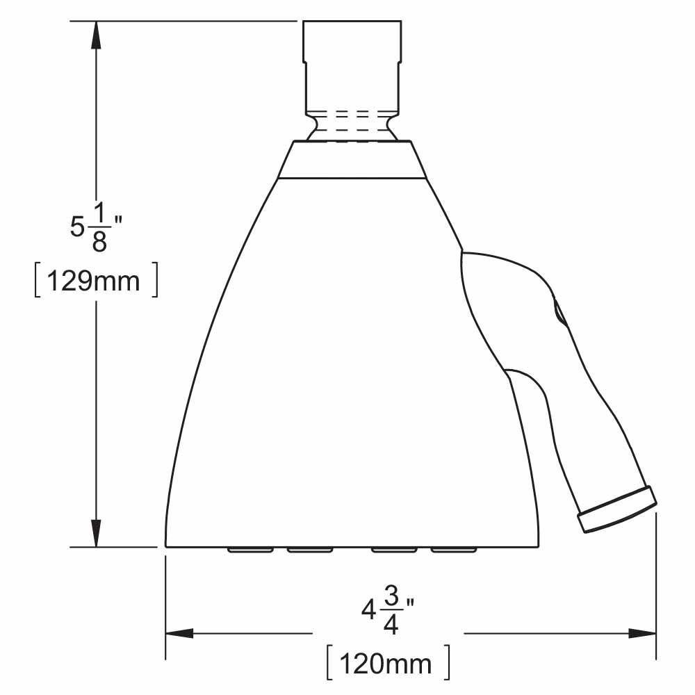 Speakman Brushed Nickel Multi-function Showerhead 