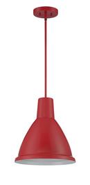 Signature Hardware Gloss Red 60W 1-Light Medium E-26 Pendant 