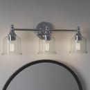 Signature Hardware Polished Chrome 60W 3-Light Medium E-26 Bath Light 