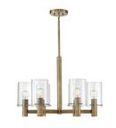 Signature Hardware Aged Dark Bronze 60W 6-Light Medium E-26 Pendant 