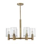 Signature Hardware Aged Dark Bronze 60W 6-Light Medium E-26 Pendant 