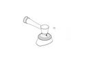Lever Handle Assembly in Polished Nickel