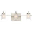 Quoizel Brushed Nickel 4.5W 3-Light LED Vanity Fixture 
