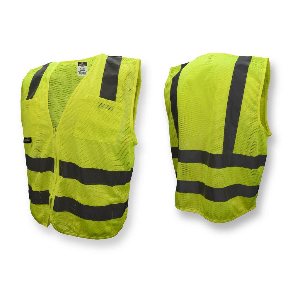 Radians Hi-Viz Green STD CL2 VEST GRN/MESH MED DSI LOGO 